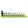 VIM Tools 10 PIECE HALF CUT STUBBY TORX SET ON MAGRAIL