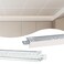 Muzata 10 Pack 6FT Drop Ceiling Main Beams White Galvanized Steel TT00