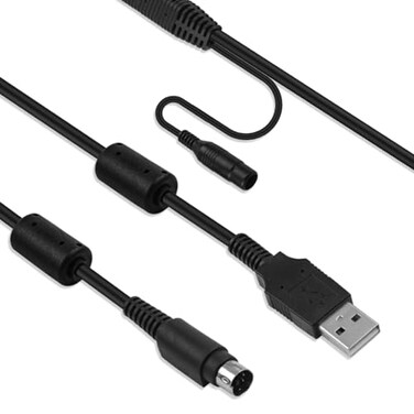 Puiixur Replacement USB Webcam Power Cable Data Cord Compatible with Logitech PTZ Pro / CC2900e 2900ep CC3500e 3000e Webcam,9.5Ft