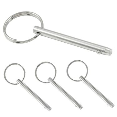 suiwotin Quick Release Pin, 4pcs, 3/16" Diameter, 1-1/2" Usable Length