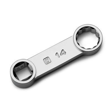 Capri Tools 3/8 in. Drive 14 mm Torque Adapter, 12-Point Box End