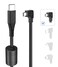 Gonifeto Dash Cam Power Cord, 10Ft USB C to Micro USB Dashcam Charger Cable