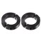 HARFINGTON 2pcs Shaft Collars for 1-3/4" ROD, 2-3/4" OD, 11/16" Width, Black Oxide Plating, Double Split Axle Clamp-On Collar Clamping Collar with Set Screw