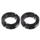HARFINGTON 2pcs Shaft Collars for 1-3/4" ROD, 2-3/4" OD, 11/16" Width, Black Oxide Plating, Double Split Axle Clamp-On Collar Clamping Collar with Set Screw