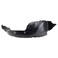 TRQ Front Right Inner Fender Liner Black Passenger Side