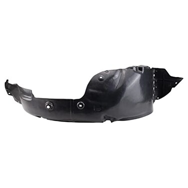 TRQ Front Right Inner Fender Liner Black Passenger Side