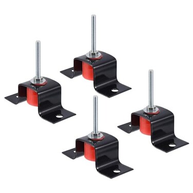 PATIKIL 110lbs Capacity Spring Vibration Isolator, 4Pack Shockproof Ceiling Damping Mount Hanger with Removable Frame Design for HVAC Air Conditioner Air Handling Units