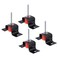 PATIKIL 110lbs Capacity Spring Vibration Isolator, 4Pack Shockproof Ceiling Damping Mount Hanger with Removable Frame Design for HVAC Air Conditioner Air Handling Units