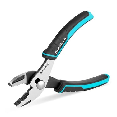 DURATECH 6 Inch Slip Joint Pliers, Small Pliers with Comfortable TPR Handle