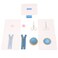 Kiddison Montessori Language Materials Objects with Identical Cards Matching Game Minitures Flash Cards Cleaning Tools Hair Accessories Sewing Items (Sewing Items