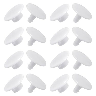 Deshionew 8 Sets Replacement Rivets for Crocs, White