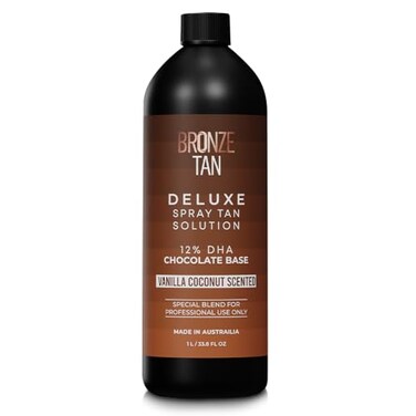 Existing Beauty Bronze Tan Dark Spray Tan Solution for Spray Tan Machines, 1 Liter