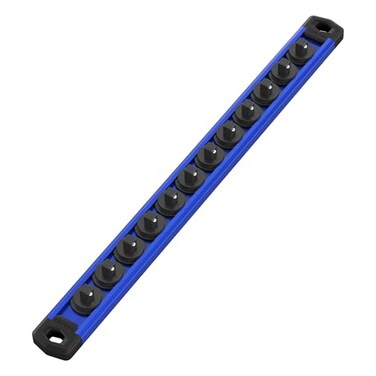 WORKPRO Magnetic Socket Organizer, Heavy Duty 1/4-Inch Drive Socket Rail