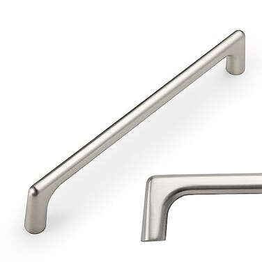 Amerdeco 10 Pack Brushed Satin Nickel Cabinet Pulls 6.3 Inch(160MMHole Centers Kitchen Cabinet Handles Hardware Kitchen Handles for Cabinets Cupboard Handles Drawer Pulls ZH0041