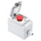 GUETNEU Emergency Stop Button with Cover, Waterproof Push Button Switch Box