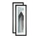 MCS Foundation Poster Frame, 8x24, Black Traditional, 2-Pack