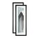 MCS Foundation Poster Frame, 8x24, Black Traditional, 2-Pack