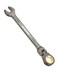 WORKPRO 14 mm Flex-Head Ratcheting Combination Wrench, Nickel Plating