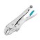 DURATECH 7-Inch Locking Pliers, Premium Cr-V Construction, Curved Jaw Locking Pliers with Wire Cutter, Fit for Clamping Twisting Welding