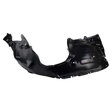 TRQ Front Left Inner Fender Liner Black Drivers Side