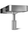 Ausvrkkit GPU Support Bracket, 1.26-2.75Inch GPU Sag Bracket with Non-Slip Sheet, GPU Holder for Prevent Graphics Card Sag (Silver