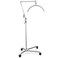 Existing Beauty Lash Light for Eyelash Tech with Wheels - LED Half Moon Lamp - Adjustable Brightness, Warm to Cool Light - Esthetician Lamp for Lash Techs and Makeup Studios - Easy Setup