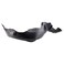 TRQ Front Right Inner Fender Liner Black Passenger Side
