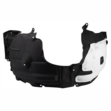 TRQ Front Left Inner Fender Liner Black Drivers Side