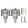 Mollom 2" (51mm2Pcs Heavy Duty Carbide Hole Saw with 3 Pilot bit