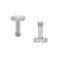 CAMVATE 1/4"-20 Long Slotted Knurled Captive Mounting Screw (2-Pack-3443