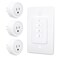 LoraTap 656ft Wireless Wall-Switch: Remote Control Outlet 3 PackLightsSmall AppliancesNo Wiring1 Remote for 3 Plugs