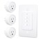LoraTap 656ft Wireless Wall-Switch: Remote Control Outlet 3 PackLightsSmall AppliancesNo Wiring1 Remote for 3 Plugs