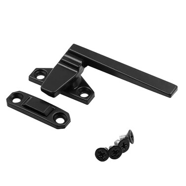 Prime-Line H 38218 Right-Handed, Matte Black, Casement Locking Handle with Offset Base (Single Pack