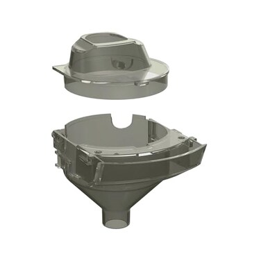 Baby Brezza Formula Pro Mini Replacement FunnelCover, Grey