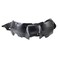 TRQ Front Right Inner Fender Liner Black Passenger Side