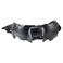TRQ Front Right Inner Fender Liner Black Passenger Side