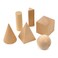 EAI Education Wooden GeoModel Geometric Solids: Basic Set - Set of 6