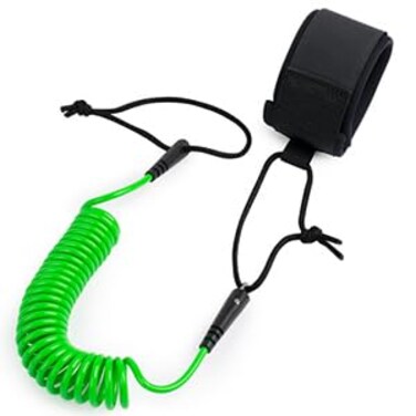 Abahub Coil SUP Leash,10 ft Coiled Paddle Board Leashes,Legrope Strap