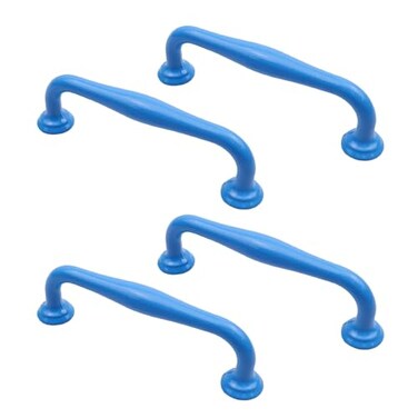 Oedema 4 Pack 3.78 Inch(96mmHole Centers Furniture Cabinet Pulls Blue