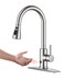 FORIOUS Touchless Kitchen Faucet with Pull Down Sprayer, Brushed Nickel