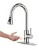FORIOUS Touchless Kitchen Faucet with Pull Down Sprayer, Brushed Nickel