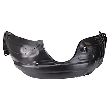 TRQ Front Right Inner Fender Liner Black Passenger Side