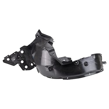 TRQ Front Left Inner Fender Liner Black Drivers Side