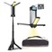 mlogiroa Rechargeable Work Light with Stand, Magnetic Base, HookTripod (Small