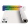 HTVRONT White Glitter HTV- 12" x 15ft Glitter Iron on Vinyl for Sublimation