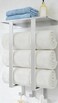 Bethom Towel Rack Wall Mounted with 3 Hooks for Bathroom, Brushed