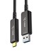 FIBBR Fiber Optic USB3.2 Cable(33ft, 10Gpbs USB A to USB C Cable for Webcams, VR/AR,Projectors,Displays and More