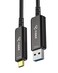 FIBBR Fiber Optic USB3.2 Cable(33ft, 10Gpbs USB A to USB C Cable for Webcams, VR/AR,Projectors,Displays and More