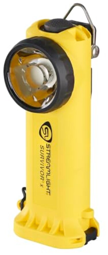 Streamlight 90960 Survivor X 250-Lumen Right-Angle Flashlight, Yellow