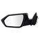 TRQ Driver Side Power Mirror without Heat Smooth Black